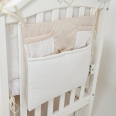 Постільний комплект 7 ел Twins Dolce Loving bear 4075-DLB-02, white/beige, білий/бежевий